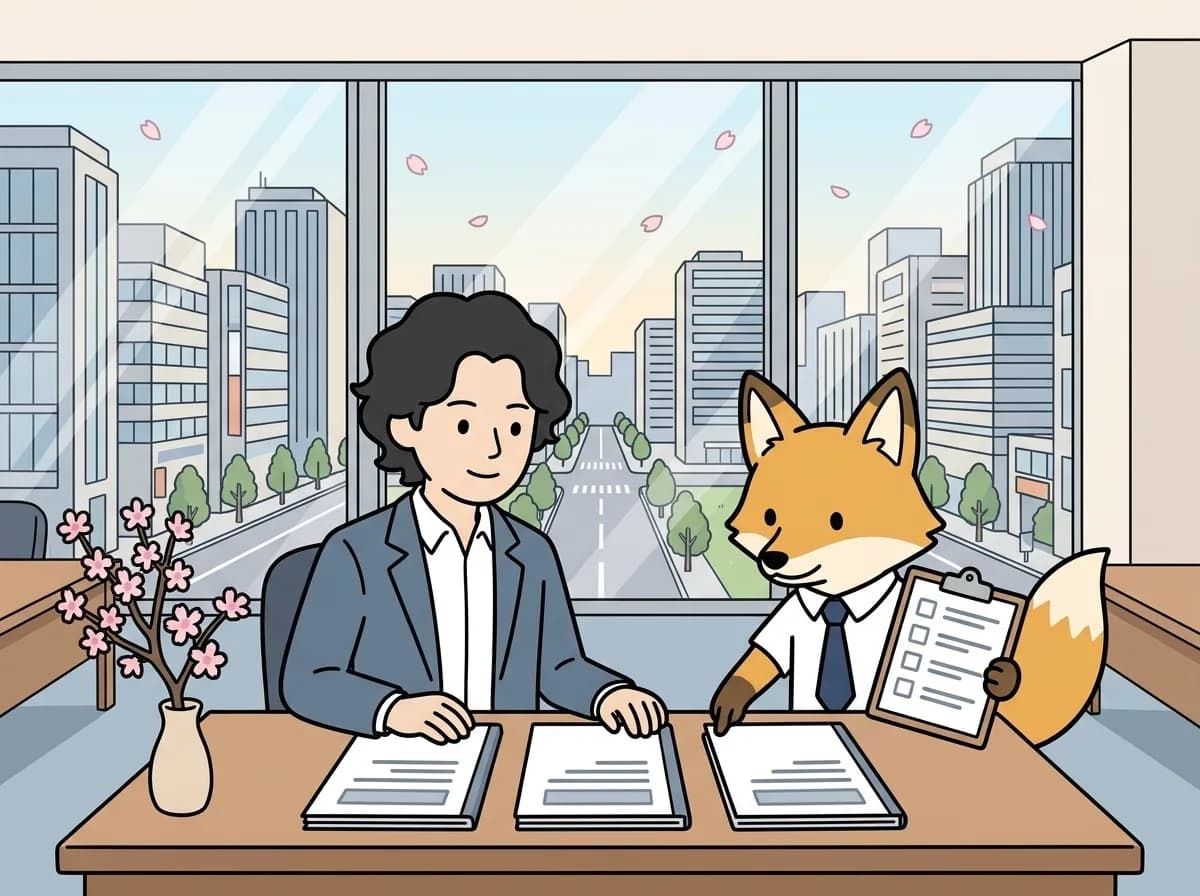 AI開発会社の選び方｜提案・見積もり・評価方法を同じ条件で比較するのイメージイラスト：AI開発会社を比較するときは、モデルの説明よりも、自社の課題、評価データ、納品範囲、運用担当をどこまで具体化できるかを確認します。一式見積や会社規模だけで良否を決めず、同じ完成条件で比べます。