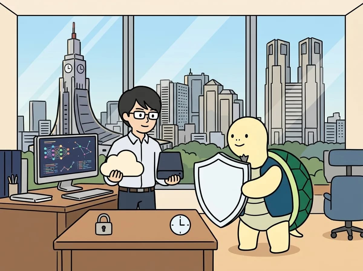 中小企業のランサムウェア対策｜バックアップから復旧できるかを確認するのイメージイラスト：警察庁の令和7年統計（被害226件・中小企業が約6割）とIPA10大脅威2026（ランサム攻撃1位）を出典付きで整理。バックアップが一緒に暗号化される理由、3-2-1ルール・WORM・復元確認の合格ライン、発注時の要件化までを解説します。