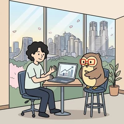 小さな実証で効果を確かめる様子のイラスト