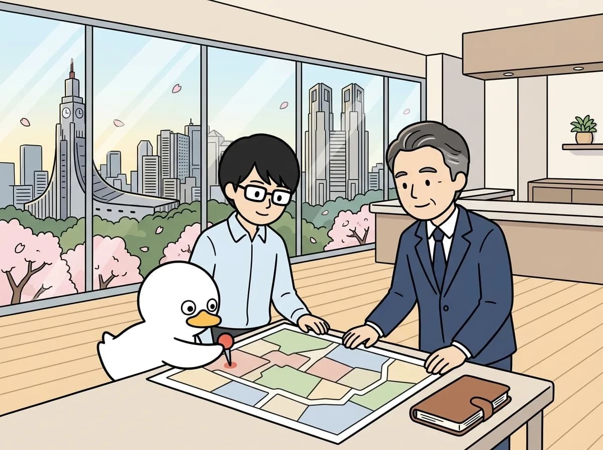 自治体向け統合プラットフォーム「くらしぽーたる」プロジェクト開始のイメージイラスト：自治体向け統合プラットフォーム「くらしぽーたる」のプロジェクト開始。ゴミ出し通知・防災情報・公共施設案内をワンストップで提供し、アプリ不要のユニバーサルデザインで自治体DXと住民サービス向上を実現します。