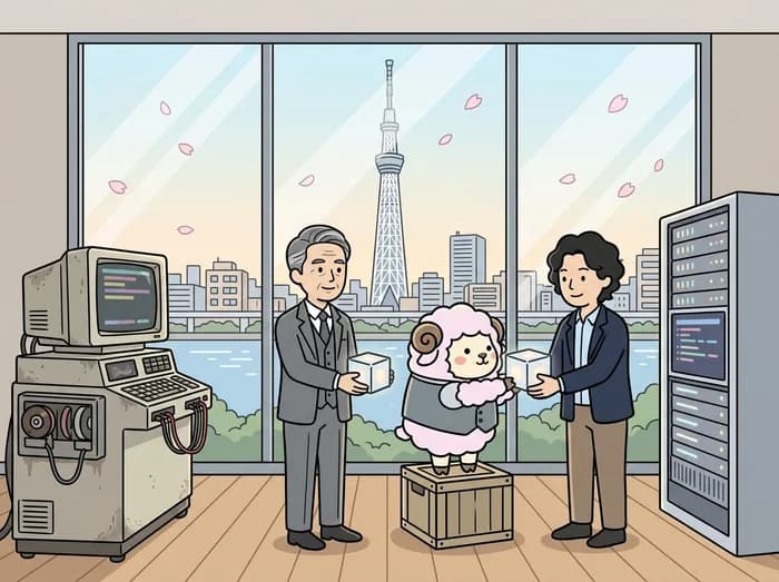 既存システムを移行したいの様子を表すイラスト