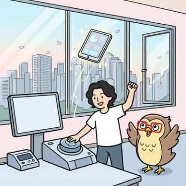 完成したサービスを本番環境へ公開するリリースの様子のイラスト